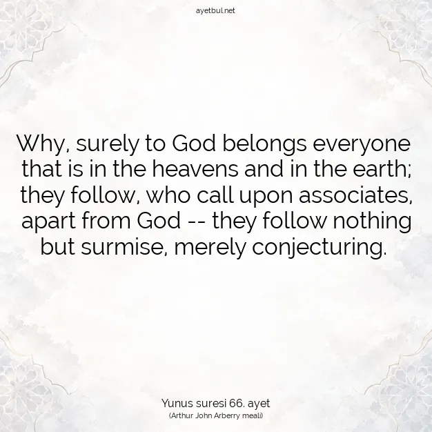 Ayetbul | Kuran Mealleri | Quran | Yunus suresi 66. ayet