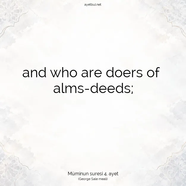 Ayetbul | Kuran Mealleri | Quran | Müminun suresi 4. ayet