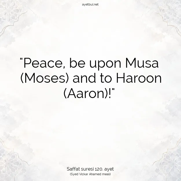 Ayetbul | Kuran Mealleri | Quran | Saffat suresi 120. ayet