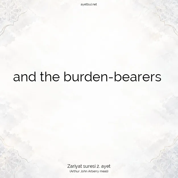Ayetbul | Kuran Mealleri | Quran | Zariyat suresi 2. ayet