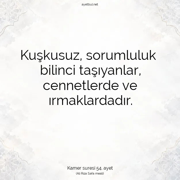Ayetbul | Kuran Mealleri | Quran | Kamer suresi 54. ayet