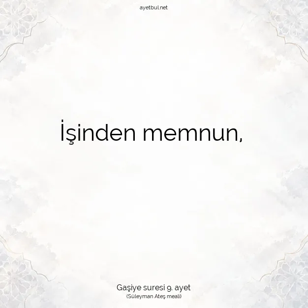 Ayetbul | Kuran Mealleri | Quran | Gaşiye suresi 9. ayet